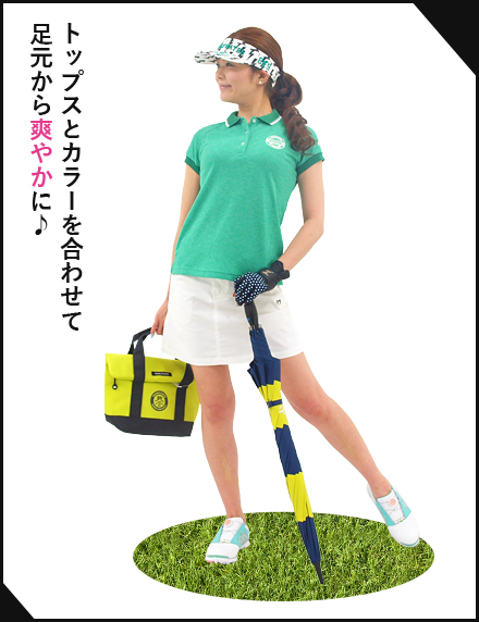 レディースゴルフウェア特集：アドミラルゴルフ × CURUCURUコラボ