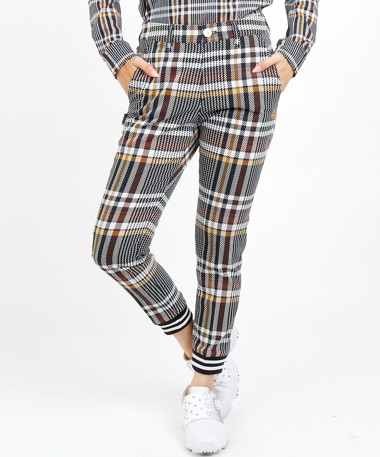 パーリーゲイツ Pg Bigチェックprint ジョガーパンツ レディースゴルフウェア通販 キュルキュルセレクト Curucuru Select