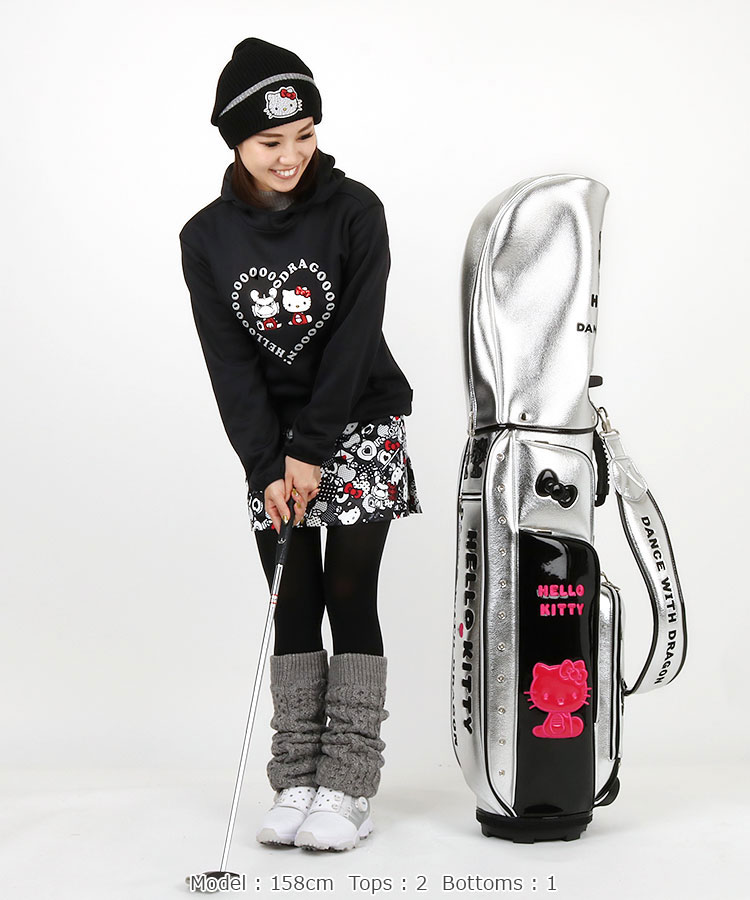 ダンスウィズドラゴン DD KITTY×ちびドラHEART☆裏フリースプル