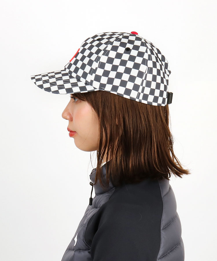 ディッセンバーメイ DM チェッカー柄キャップ レディースゴルフ