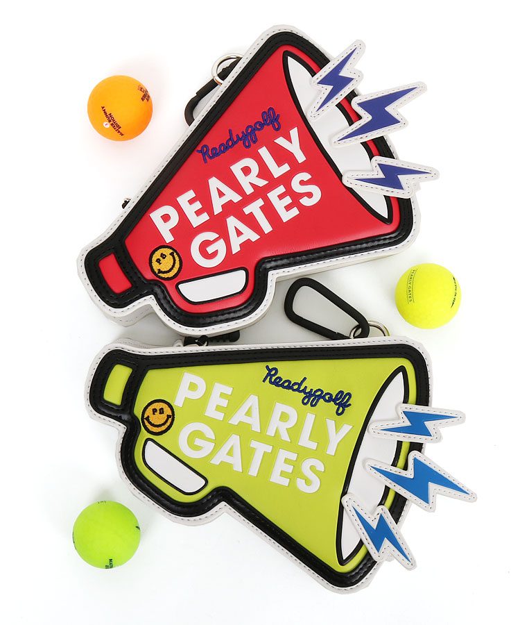 パーリーゲイツ Pg メガホン型 カラビナ付きポーチ レディースゴルフウェア通販 キュルキュルセレクト Curucuru Select