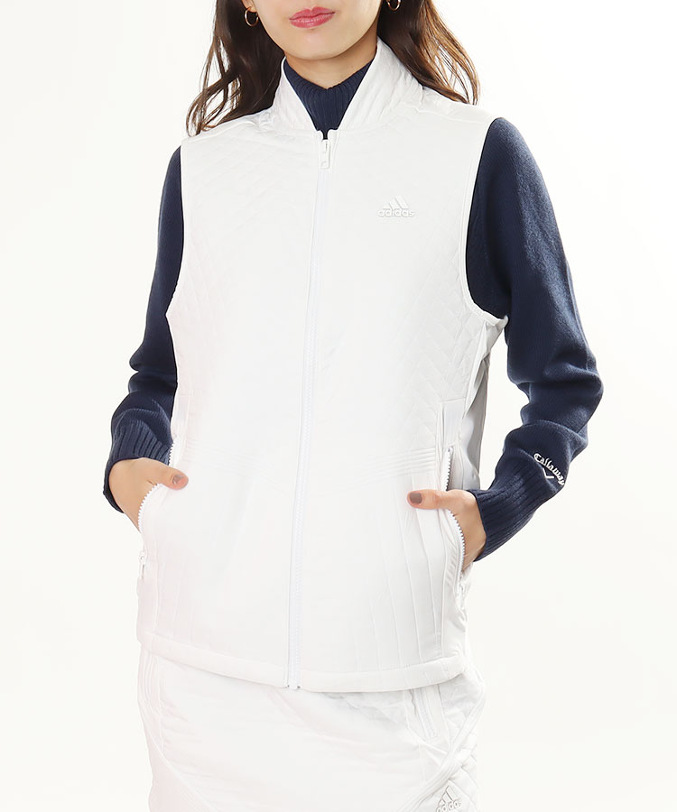 アディダスゴルフ Ag キルティング フルzipベスト レディースゴルフウェア通販 キュルキュルセレクト Curucuru Select