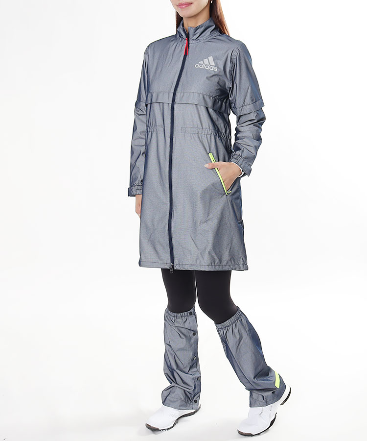 アディダスゴルフ Ag レッグカバー付き ハイストレッチレインワンピ レディースゴルフウェア通販 キュルキュルセレクト Curucuru Select