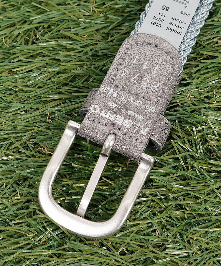 アルベルトゴルフ Al シルバーラメ ゴムメッシュベルト レディースゴルフウェア通販 キュルキュルセレクト Curucuru Select