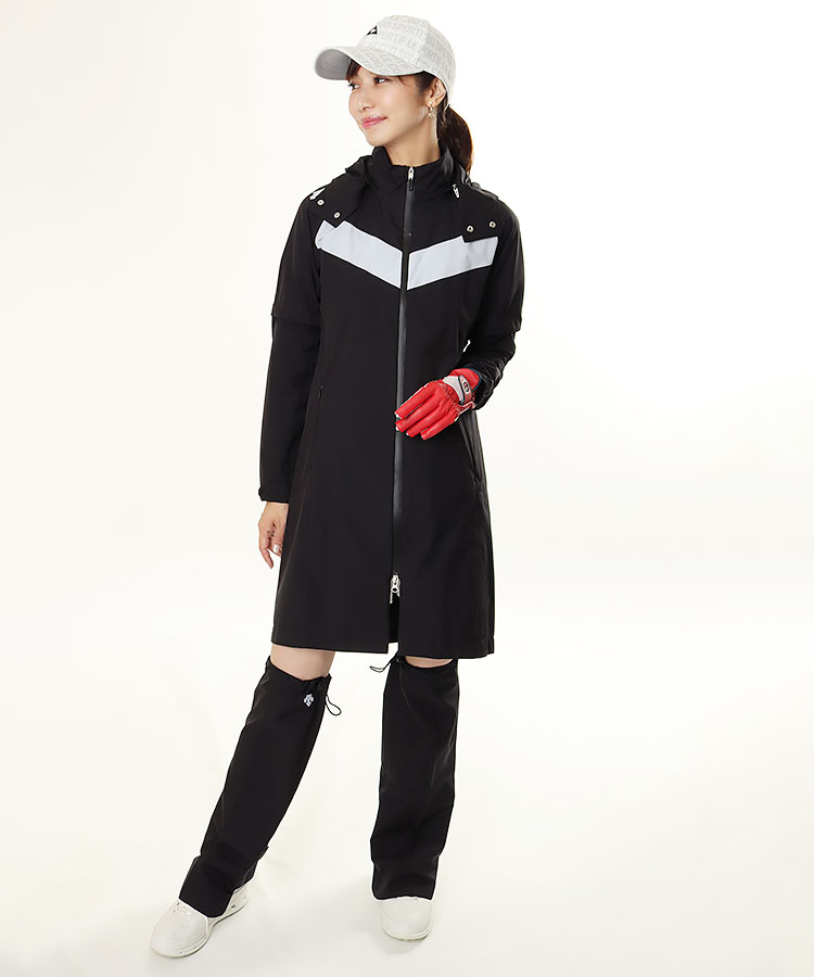 デサントゴルフ DE Motion3D☆3WAYレインワンピ レディースゴルフ