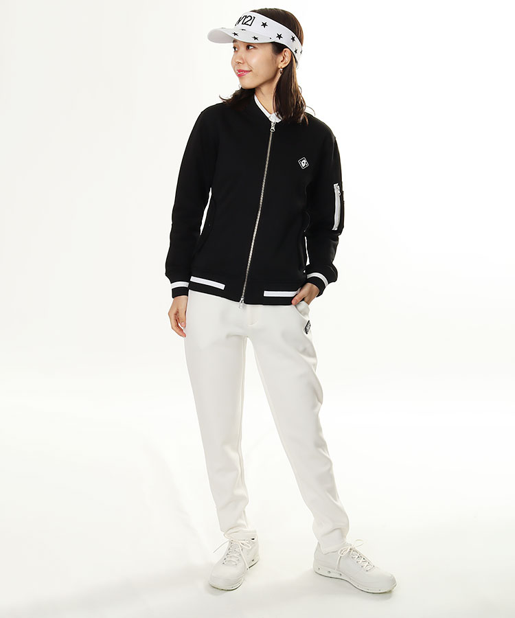 ヴィトゥエルヴ Vi Backロゴ スウェットブルゾン レディースゴルフウェア通販 キュルキュルセレクト Curucuru Select