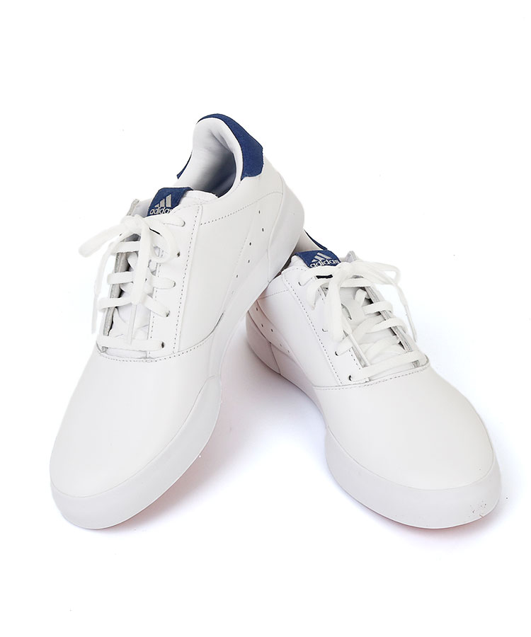 アディダスゴルフ Ag Adicrossレトロ スパイクレスシューズ ホワイトネイビー レディースゴルフウェア通販 キュルキュルセレクト Curucuru Select