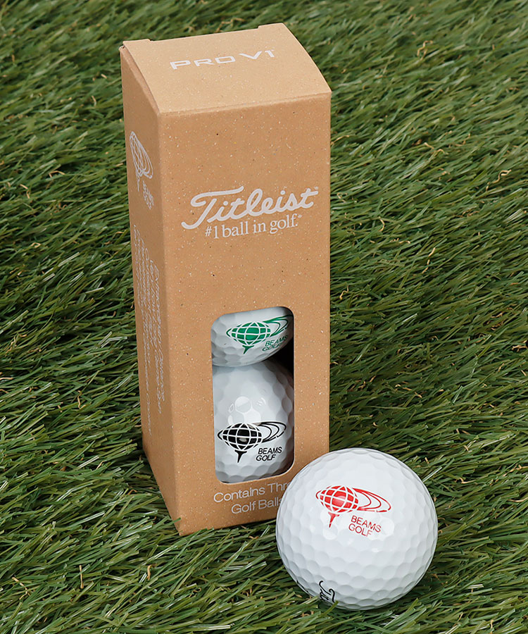 ビームスゴルフ Be Titleistコラボ Prov1ボールセット レディースゴルフウェア通販 キュルキュルセレクト Curucuru Select