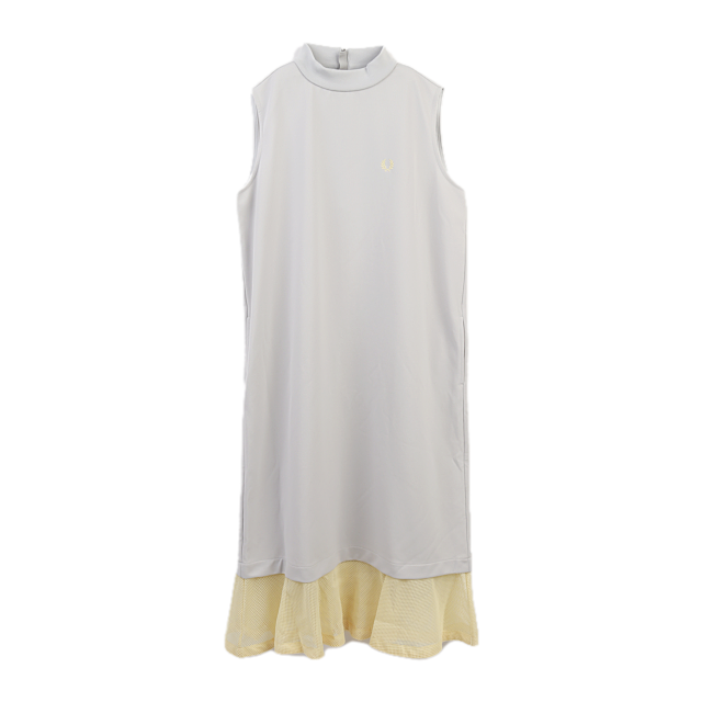 フレッドペリー Fp 裾colorメッシュフリル ノースリーブワンピース レディースゴルフウェア通販 キュルキュルセレクト Curucuru Select