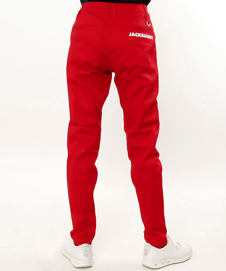 ジャックバニー JB 配色アシメロゴ◇テーパードパンツ