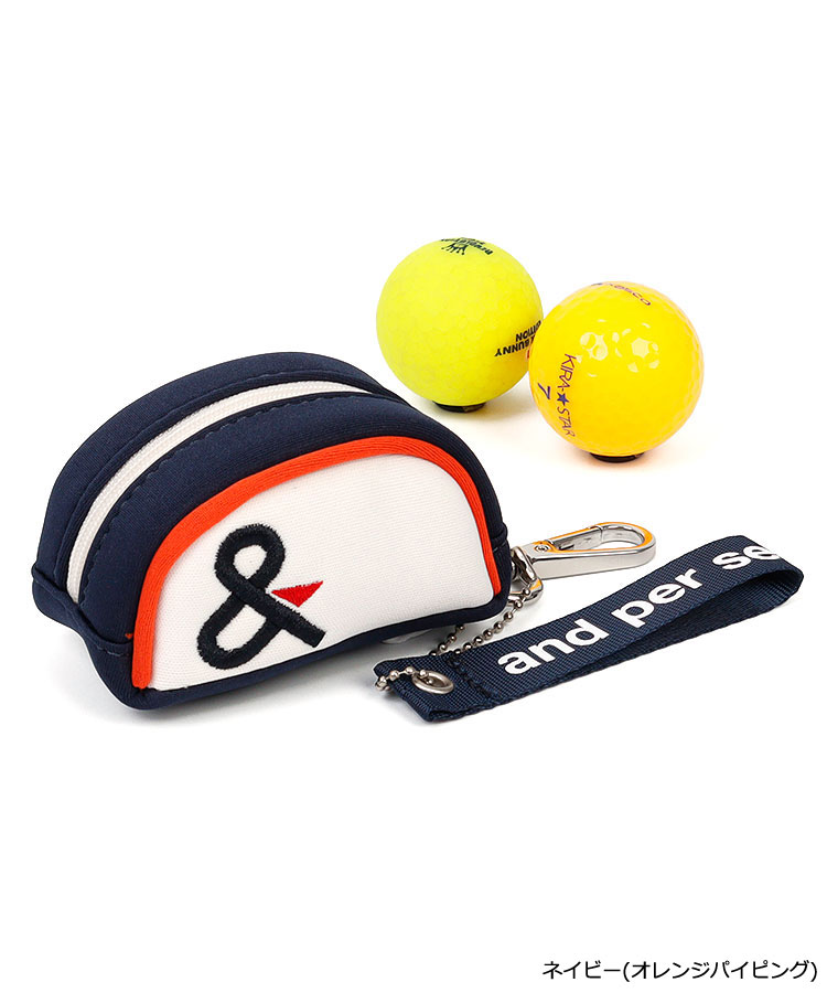 アンパスィ Ap ストラップ付 配色ボールポーチ レディースゴルフウェア通販 キュルキュルセレクト Curucuru Select