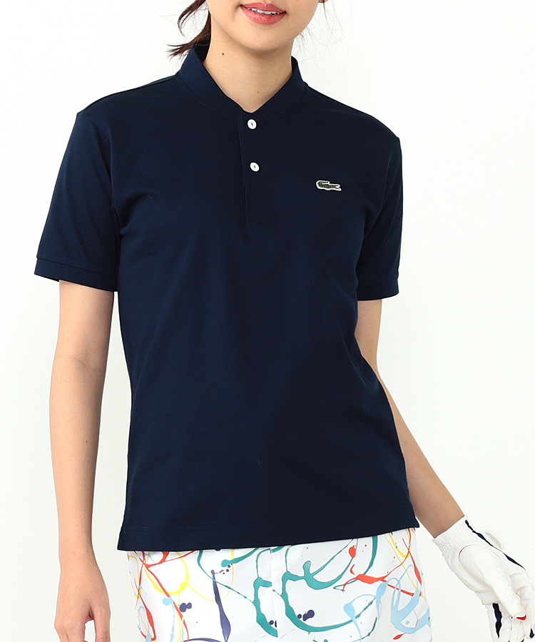 ビームスゴルフ Be Lacoste スタンドカラー半袖ポロ レディースゴルフウェア通販 キュルキュルセレクト Curucuru Select