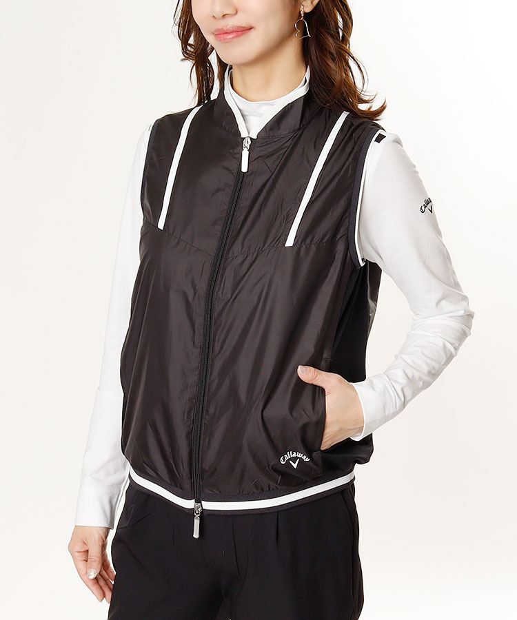 キャロウェイ Ca 撥水機能 サイドメッシュベスト レディースゴルフウェア通販 キュルキュルセレクト Curucuru Select
