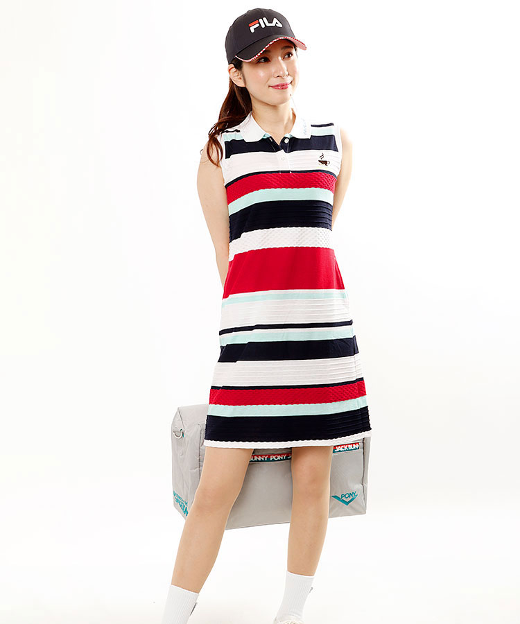 最先端 ビバハート Viva Heart パネルボーダー ノースリーブワンピース レディス クーポン発行 Alimamiy Ru