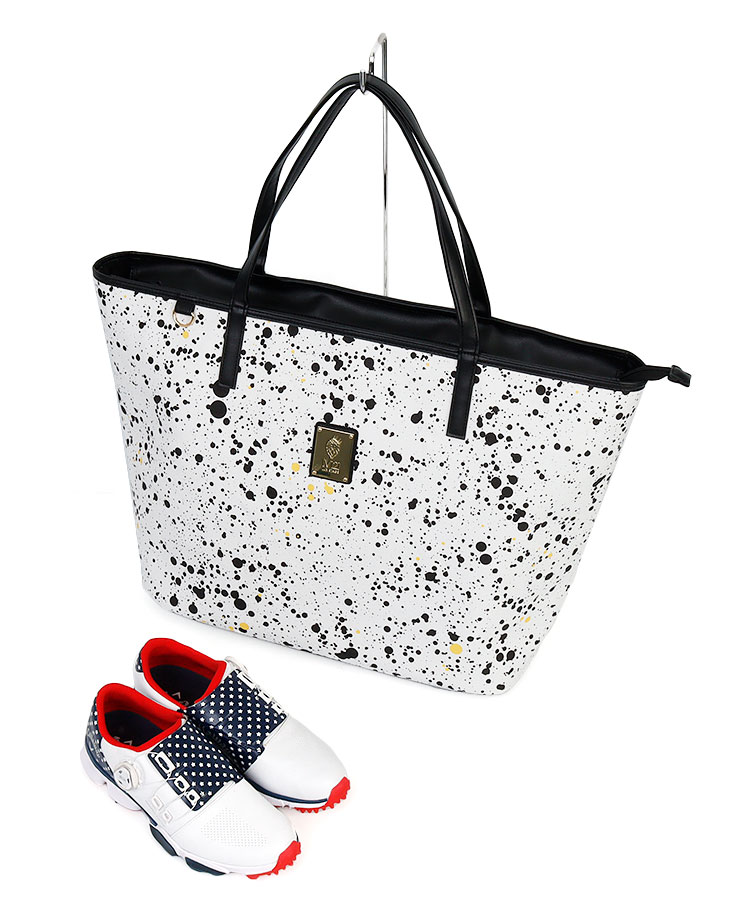 ヴィトゥエルヴ Vi ペイント柄 合皮bigトート レディースゴルフウェア通販 キュルキュルセレクト Curucuru Select